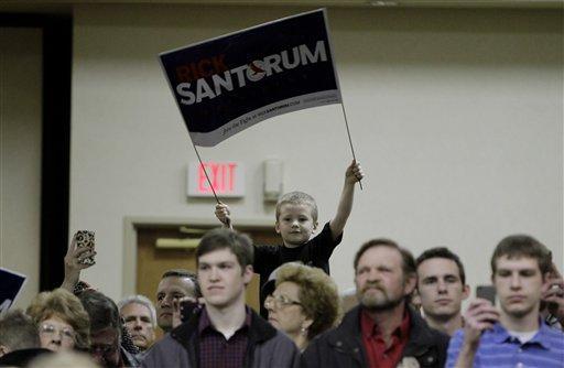 Santorum up 15 points over Romney in Michigan