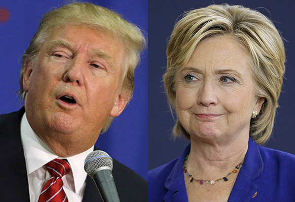 To some Harvard students, supporting Hillary Clinton is as bad as supporting Donald Trump. (AP Photo/Steven Senne)