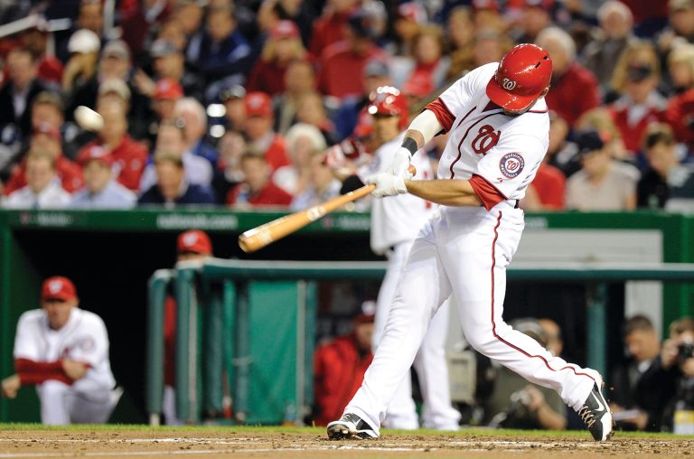 Greg Fiume/Getty Images
Second baseman Danny Espinosa hit his second home run of the year and added a double in Washington's win over Cincinnati.