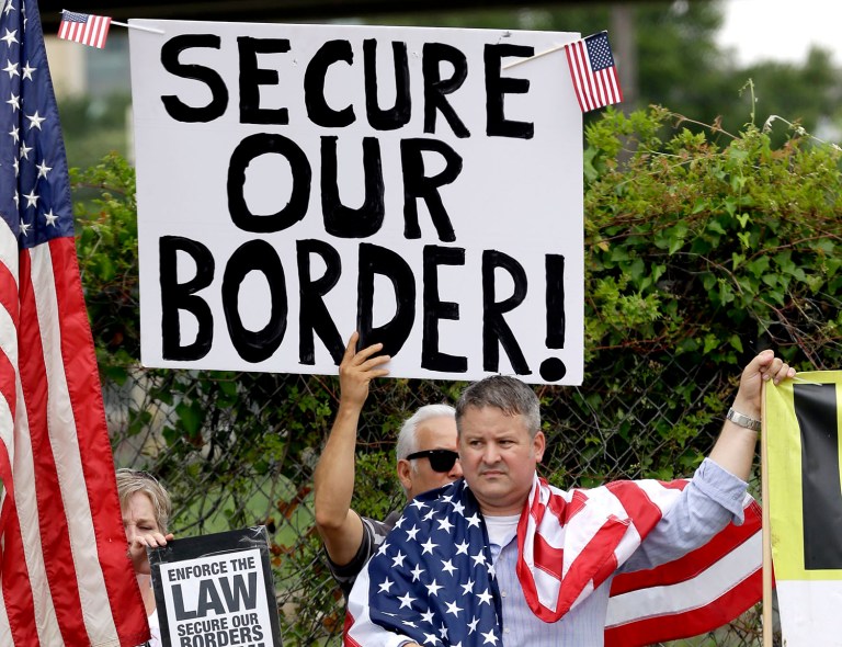 Donald Trump has taken a hard stance on immigration. (AP Photo/David J. Phillip, File)