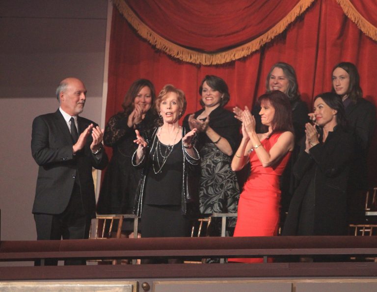 Carol Burnett is honored with the Mark Twain Prize at the Kennedy Center on Sunday, Oct. 20, 2013 in Washington, D.C. (Photo by Owen Sweeney/Invision/AP)