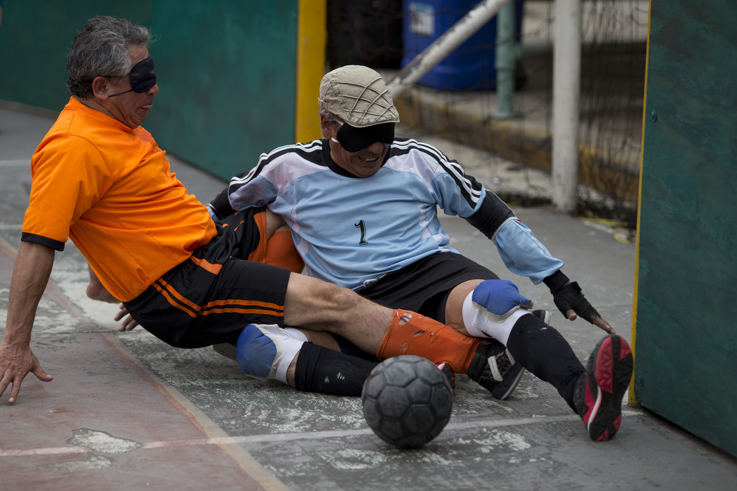AP PHOTOS: Blind find game in Mexico soccer league
