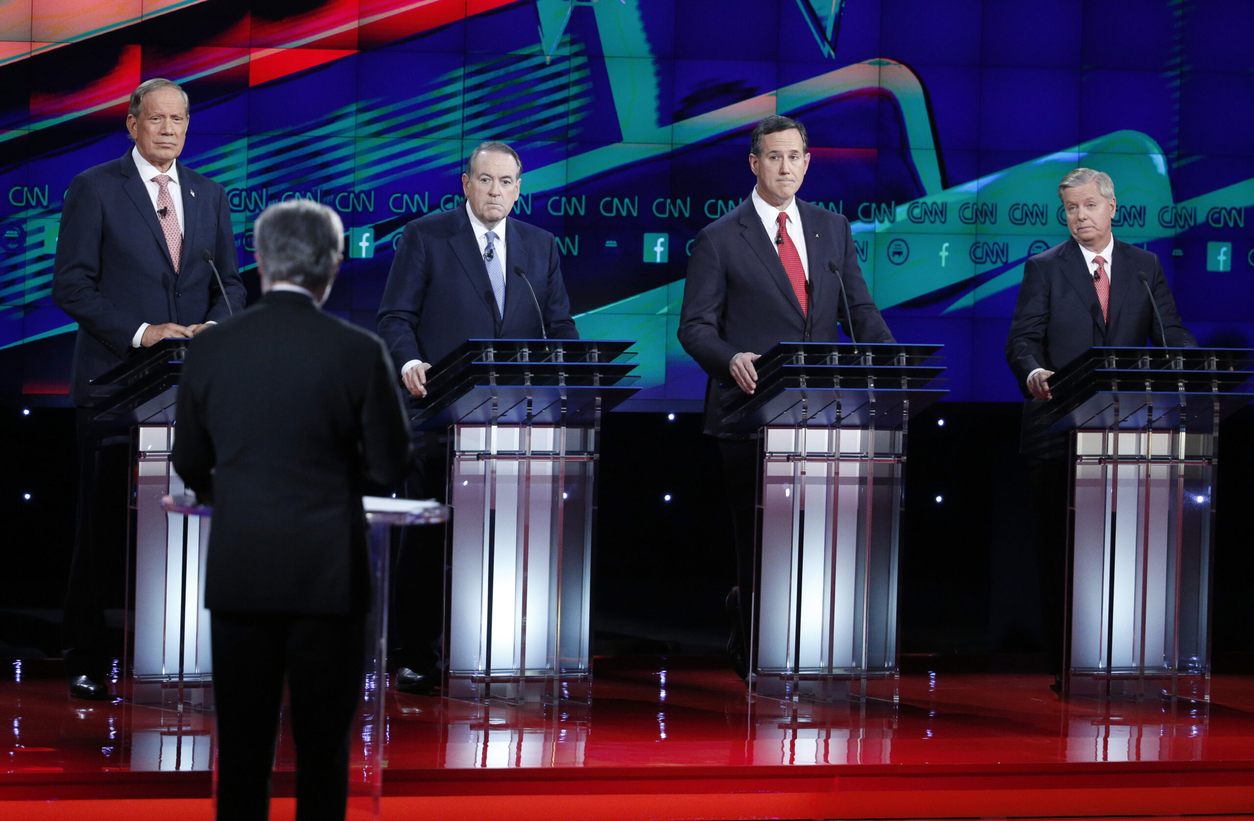 Donald Trump’s media domination on display during undercard debate