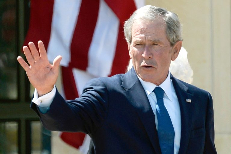 Kevork Djansezian/Getty Images
A poll by Gallup showed job approval for Bush's eight years in office at 49 percent.