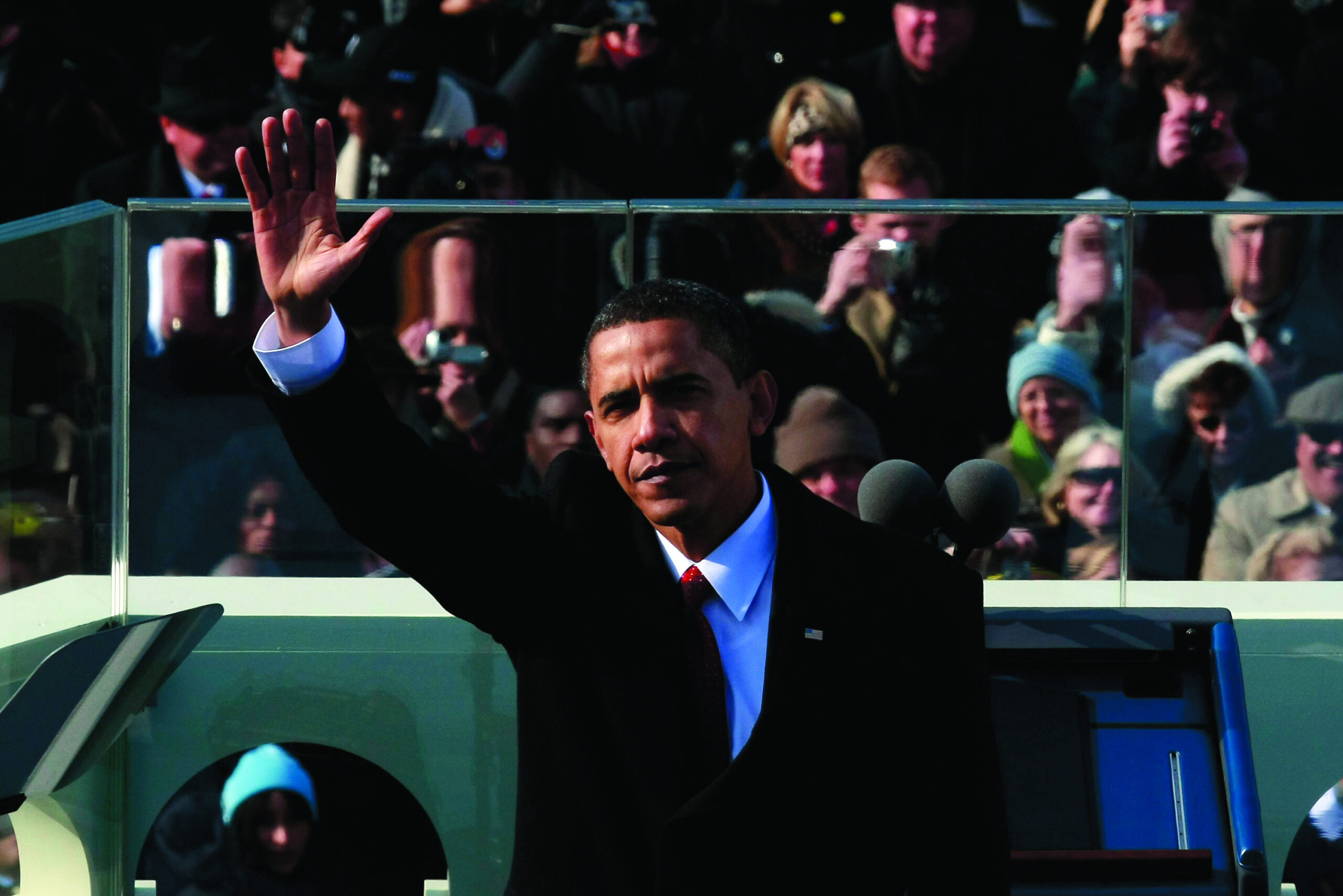 Forward: Construction starts on Inauguration stage