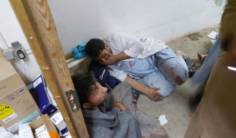 In total, 30 medical staff and patients, including some children, were killed in the attack on aÂ hospital run by Doctors Without Borders after it was hit by a U.S. airstrike, in the northern Afghan city of Kunduz, Afghanistan. (Medecins Sans Frontieres via AP, File)