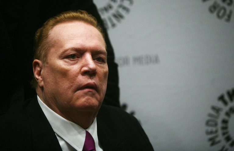 Hustler magazine founder Larry Flynt arrives at the premiere of the documentary 'Larry Flynt: The Right to be Left Alone' at The Paley Center for Media Friday, Oct. 26, 2007 in New York. (AP Photo/Gary He)