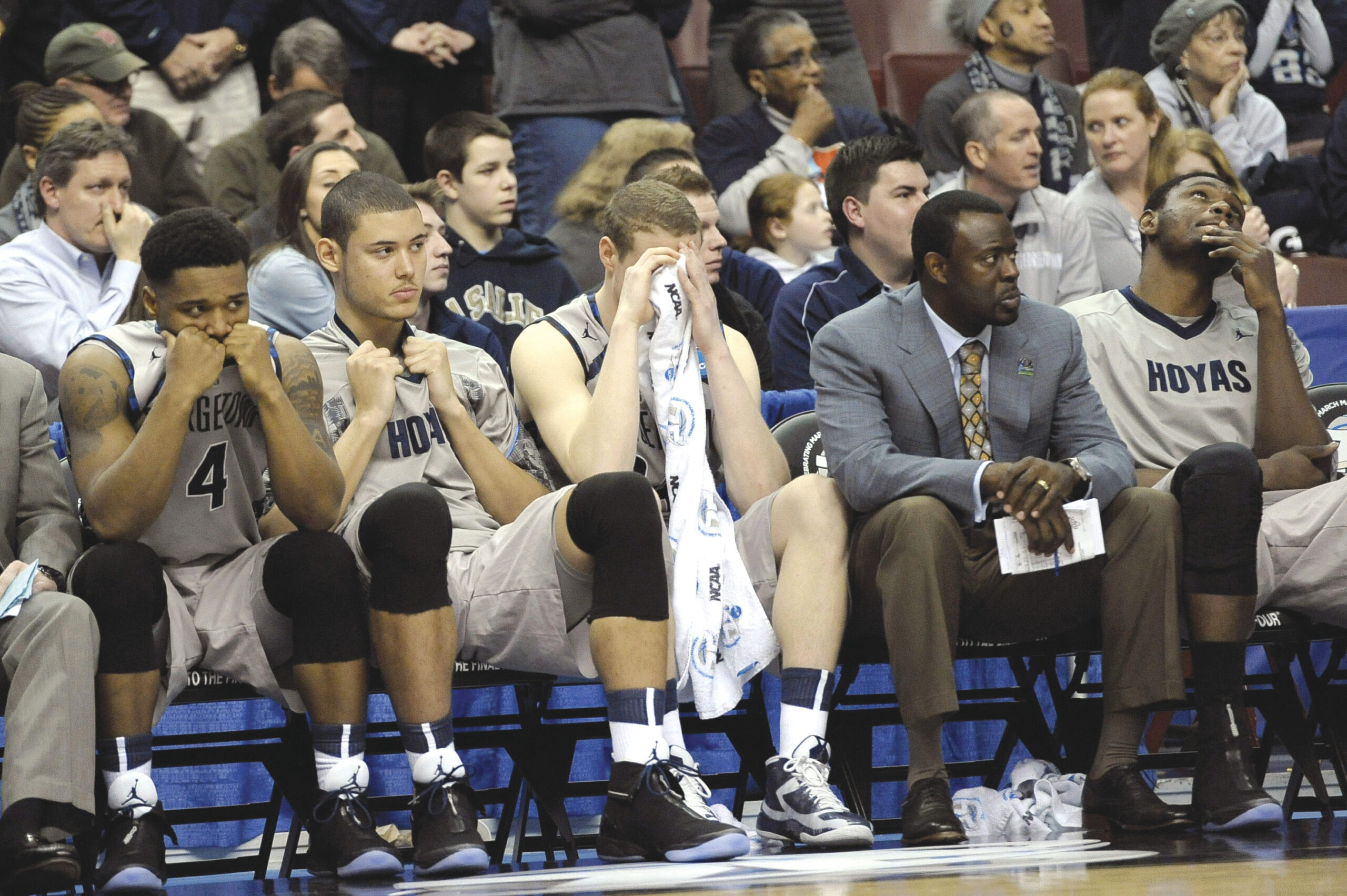For Georgetown, ugly end is horribly familiar