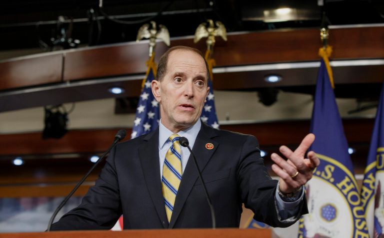 House Ways and Means Committee Chairman Rep. Dave Camp, R-Mich., the House tax writer, speaks with reporters on Capitol Hill in Washington, Wednesday, Feb. 26, 2014, to outline a major plan to rewrite the nation's tax code. The plan has almost no chance of becoming law this year says Senate Republican leader Mitch McConnell, and even House Speaker John Boehner, R-Ohio, distanced himself from the details earlier in the day. (AP Photo/J. Scott Applewhite)