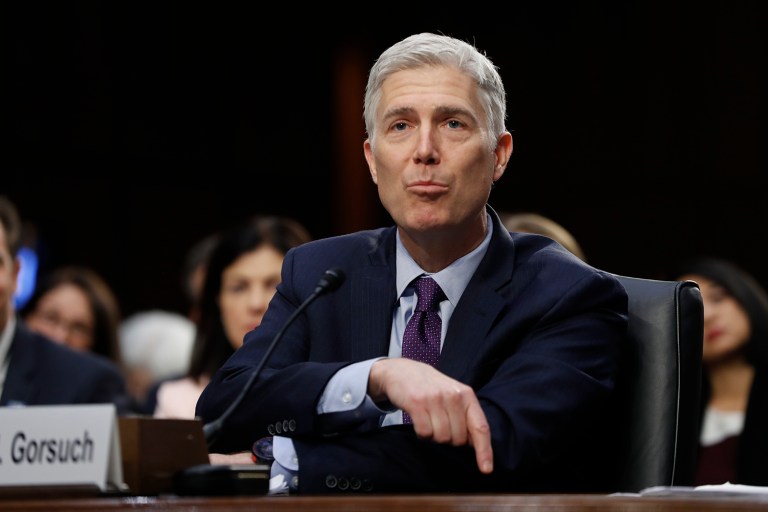 When asked which interstate goes through Montana, the justice from nearby Colorado gets it wrong. (AP Photo/Pablo Martinez Monsivais)