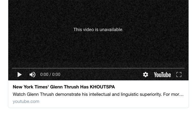 The video was removed from the Daily Caller's Youtube page after receiving backlash on social media, including accusations of anti-Semitism. (Screengrab)