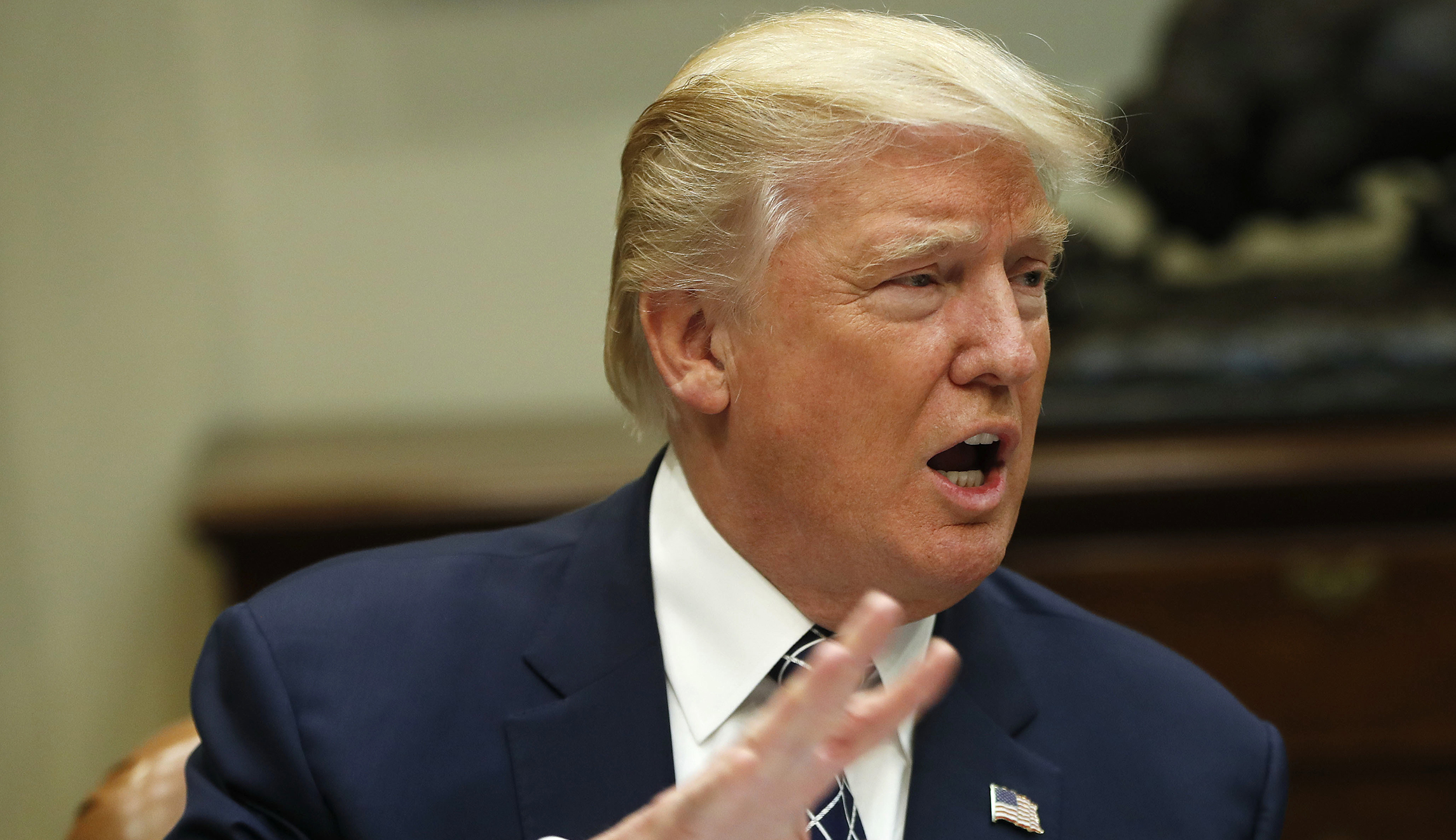 White House blames Democrats for failure of Republican healthcare bill