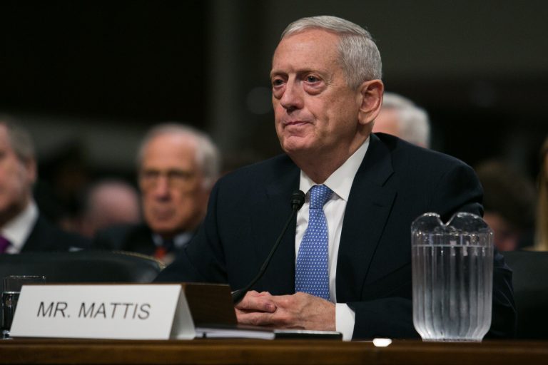 Committee and full Senate passed the waiver last week that will allow Mattis to serve as defense secretary. (Graeme Jennings/Washington Examiner)
