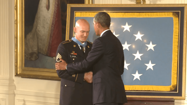 VIDEO: Staff Sgt. Ty Carter receives Medal of Honor