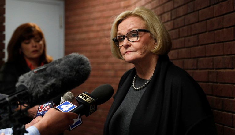 On Thursday, Planned Parenthood announced the first round of states set to benefit from a $20 million spending dump on behalf of pro-choice politicians this year. Missouri, whose congressional delegation includes Democratic Sen. Claire McCaskill (pictured above), was not on the list. (AP Photo/Jeff Roberson)