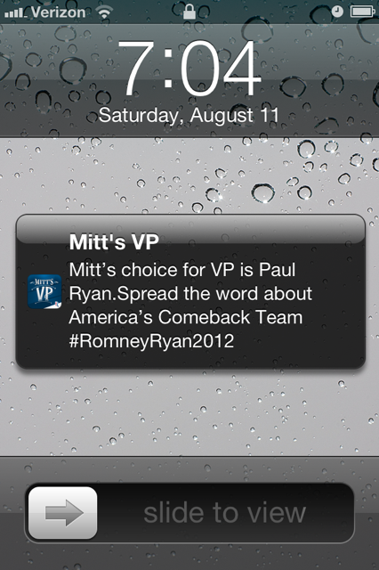 It’s official: Paul Ryan is Mitt Romney’s running mate