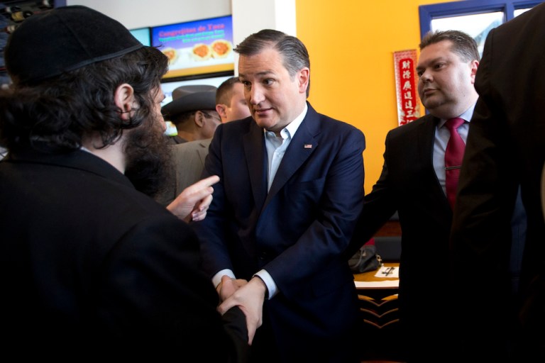The show of support was the most modest backing the Tea Party Texas has received to date from a senator. (AP Photo/Mary Altaffer)
