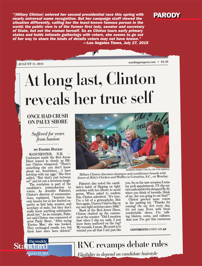 TMI about Hillary