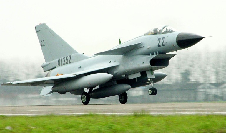 This is at least the second time in so many weeks that Chinese fighter jets have buzzed U.S. military planes. (AP Photo/Color China Photo/File )