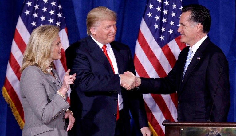 President Trump announced his endorsement of Mitt Romney's run for the U.S. Senate seat in Utah. (AP Photo/Julie Jacobson, File)