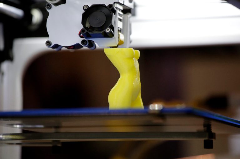 A figure is printed in a 3D printer at the International Consumer Electronics Show Thursday, Jan. 8, 2015, in Las Vegas. (AP Photo)Â 