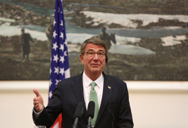 The Pentagon's biggest objection is to a provision that would shift $18 billion from the wartime overseas contingency operations account to increase spending on manpower and equipment. (AP Photo)