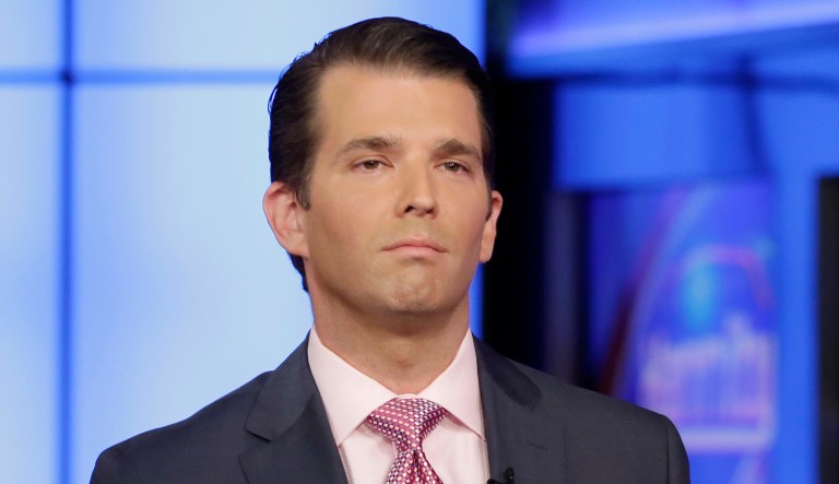 Donald Trump Jr.'s decision on Tuesday to publish four pages of emails about a meeting he attended last year with a Russian lawyer touched off a firestorm of criticism and exposed the White House to a new round of legal scrutiny. (AP Photo/Richard Drew)