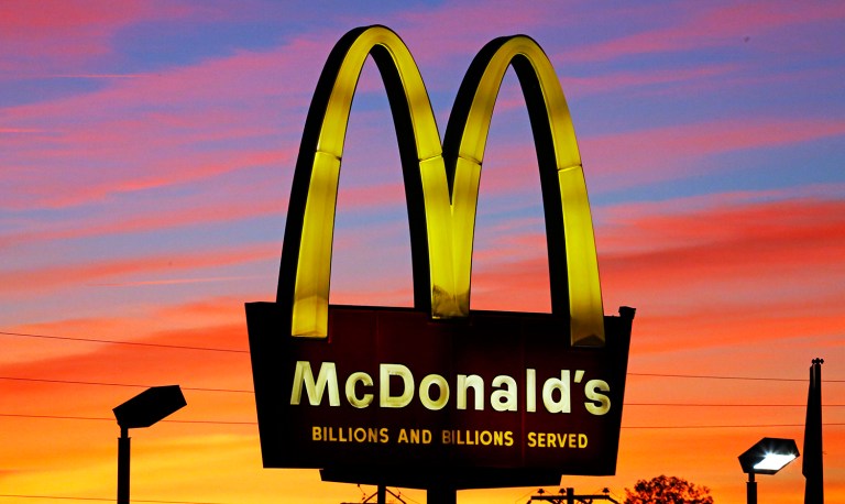 McDonalds' corporate Twitter account deleted a tweet calling President Trump 