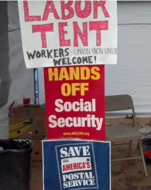 Occupy DC heckles Postmaster General