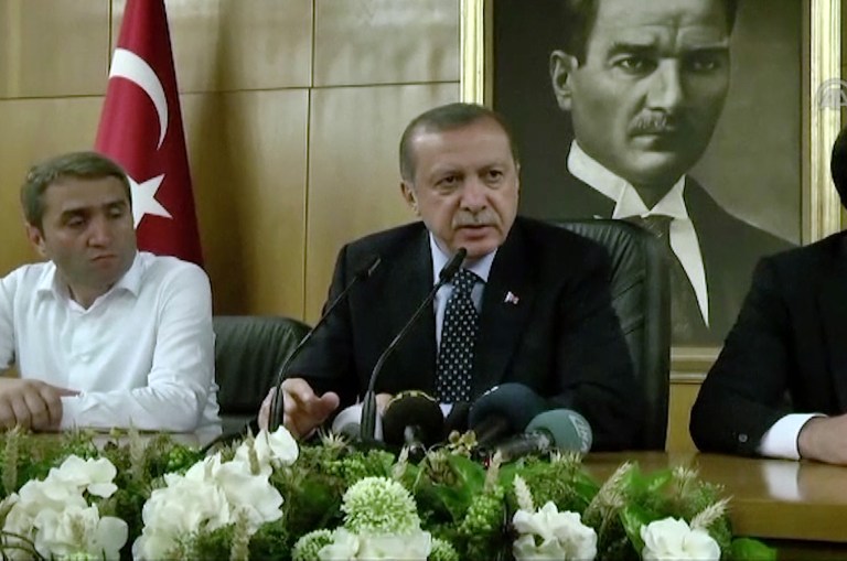 Demand draws the United States and President Obama into the crisis. (Anadolu Agency via AP)