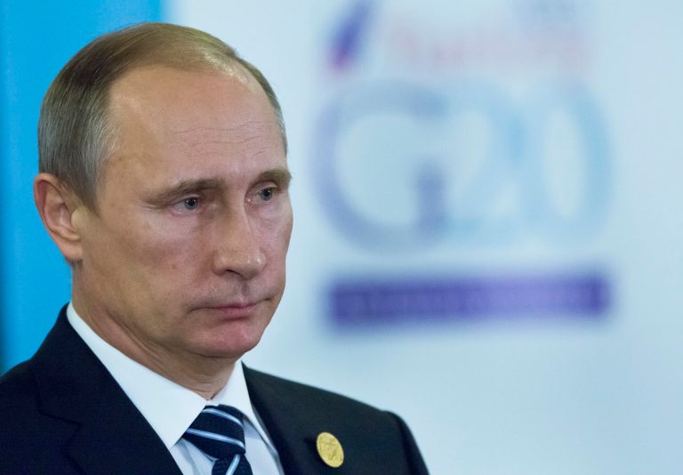 Russian President Vladimir Putin says he doesn't like how the TPP was negotiated in secret.Â (AP Photo/Alexander Zemlianichenko)