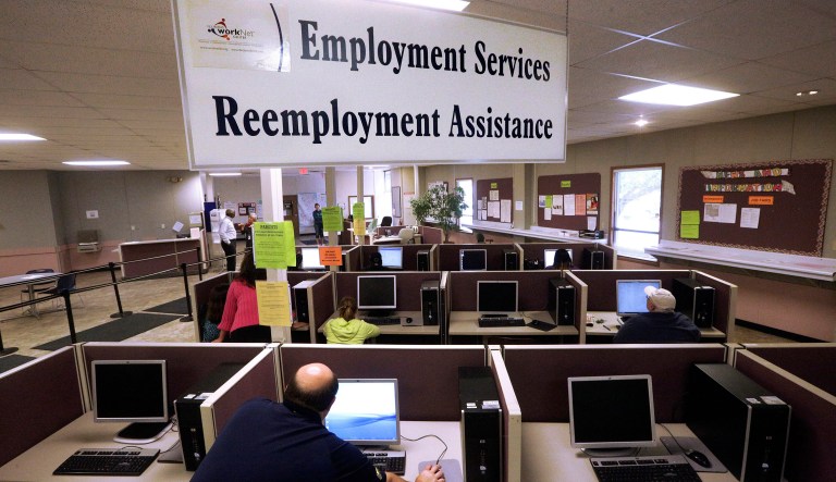 Forecasters had expected claims to drift down from 245,000 to 240,000, according to a report. (AP Photo/Seth Perlman, File)