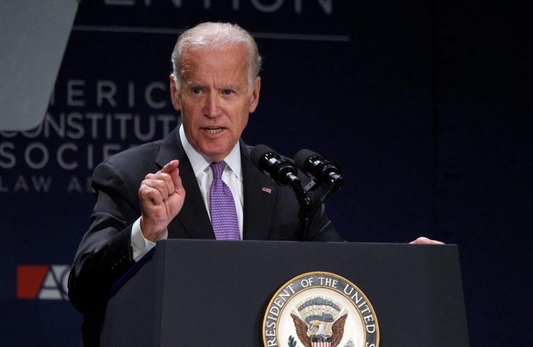 The remarks were Biden's first since President Obama announced his endorsement of Clinton. (AP Photo/Nick Wass)