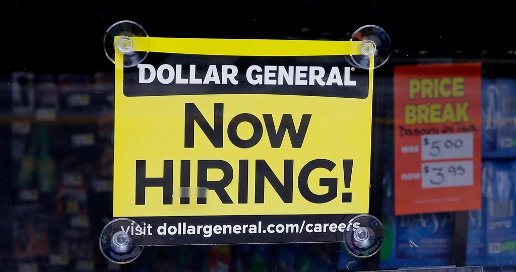 Hiring falls for third straight month