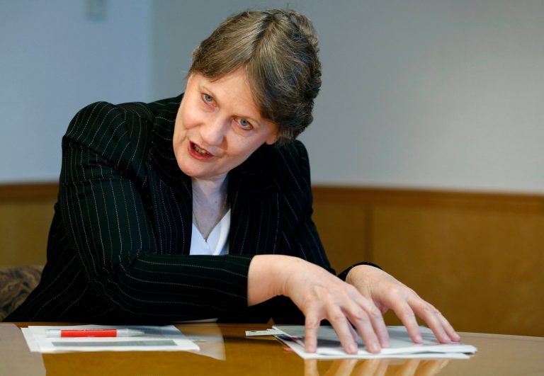 In this Wednesday, July 23, 2014 photo, U.N. Development Program Administrator Helen Clark of New Zealand speaks during an interview at a hotel in Tokyo. The U.N. Development Program reached similar conclusions in a report issued in July that urged governments to make providing employment and countering rising inequality top priorities. 
The inequality debate is raging, says UNDP head Clark, because people are questioning the longstanding premise that in societies like the United States, opportunities are equal for all. (AP Photo/Shizuo Kambayashi)