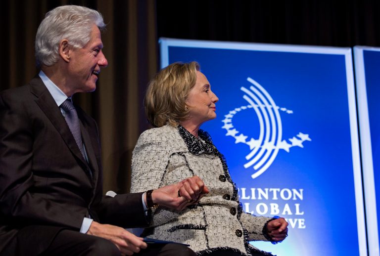 Judicial Watch's request sought records of Hillary Clinton's employees at the State Department, as well as records of her communications via phone and email, specifically those related to personal or charitable relationships with foreign leaders and governments. (AP File)
