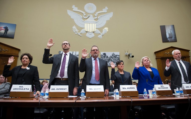 The OPM data breach last year resulted in the theft of information on more than 22 million people in the agency’s system, and the resignation of both its director and chief information officer. (AP Photo/Cliff Owen)