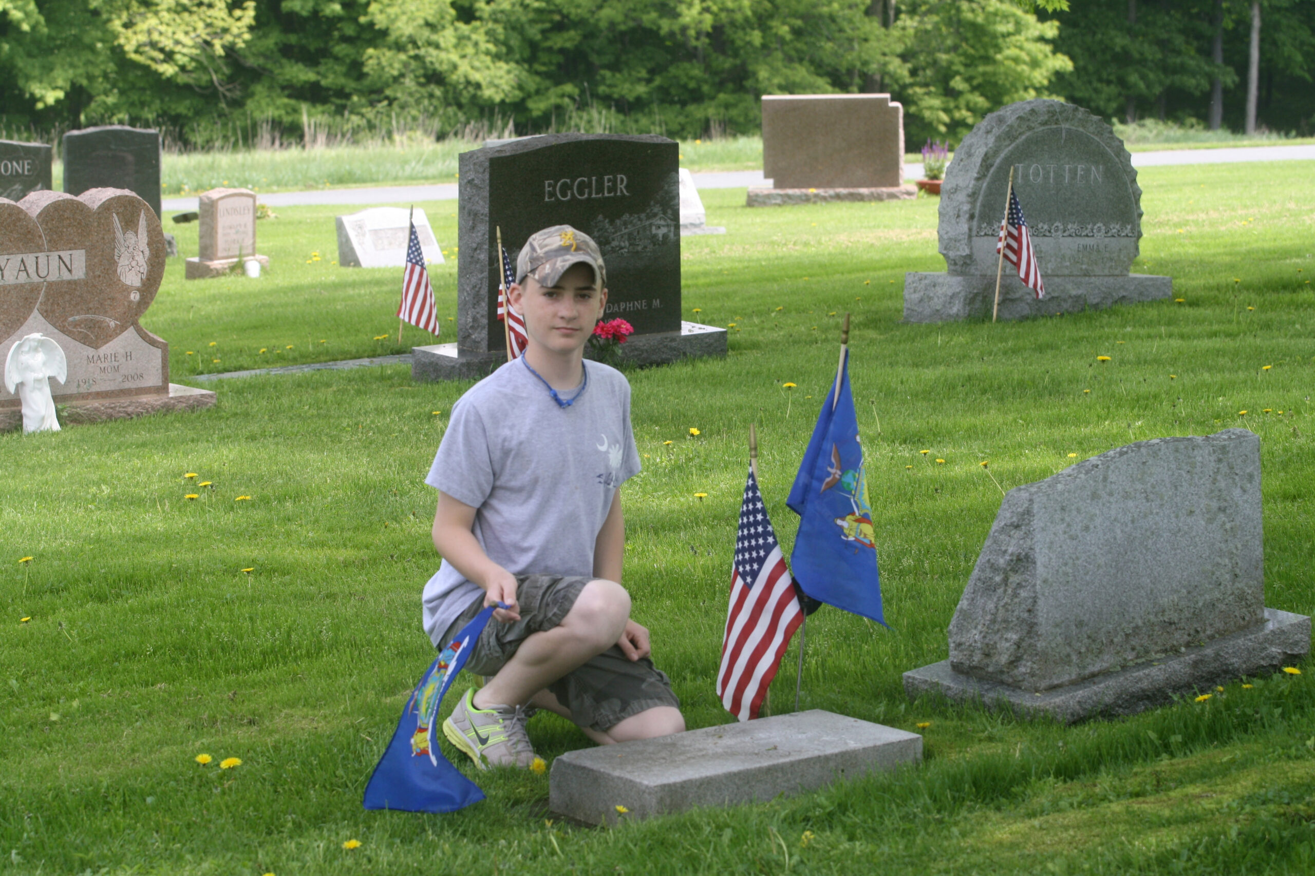 Original NY state troopers’ graves get new markers