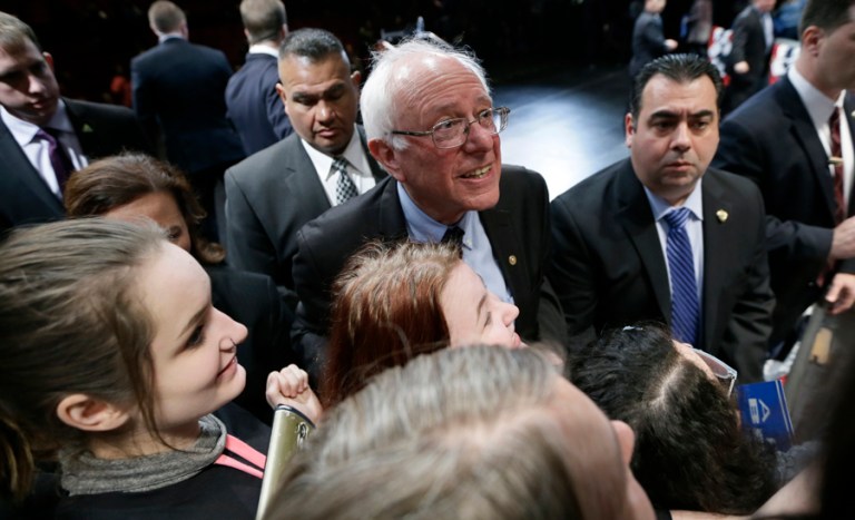 Sanders was hoping to show an ability to win labor union voters and compete with Clinton in a racially diverse state. (AP Photo/Charlie Neibergall)