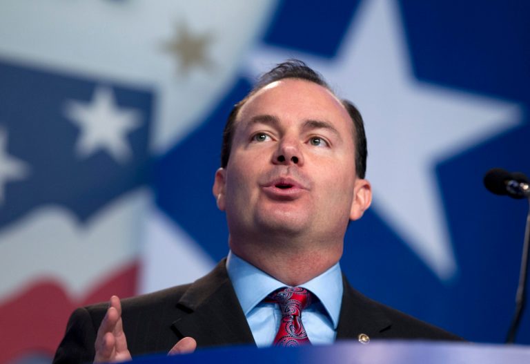 Sen. Mike Lee, R-Utah, claimed that failing to raise the debt ceiling would not automatically lead to the U.S. defaulting on its obligations, but it would require the government to "prioritize" its debt payments.ÃÂ (AP Photo/Jose Luis Magana)