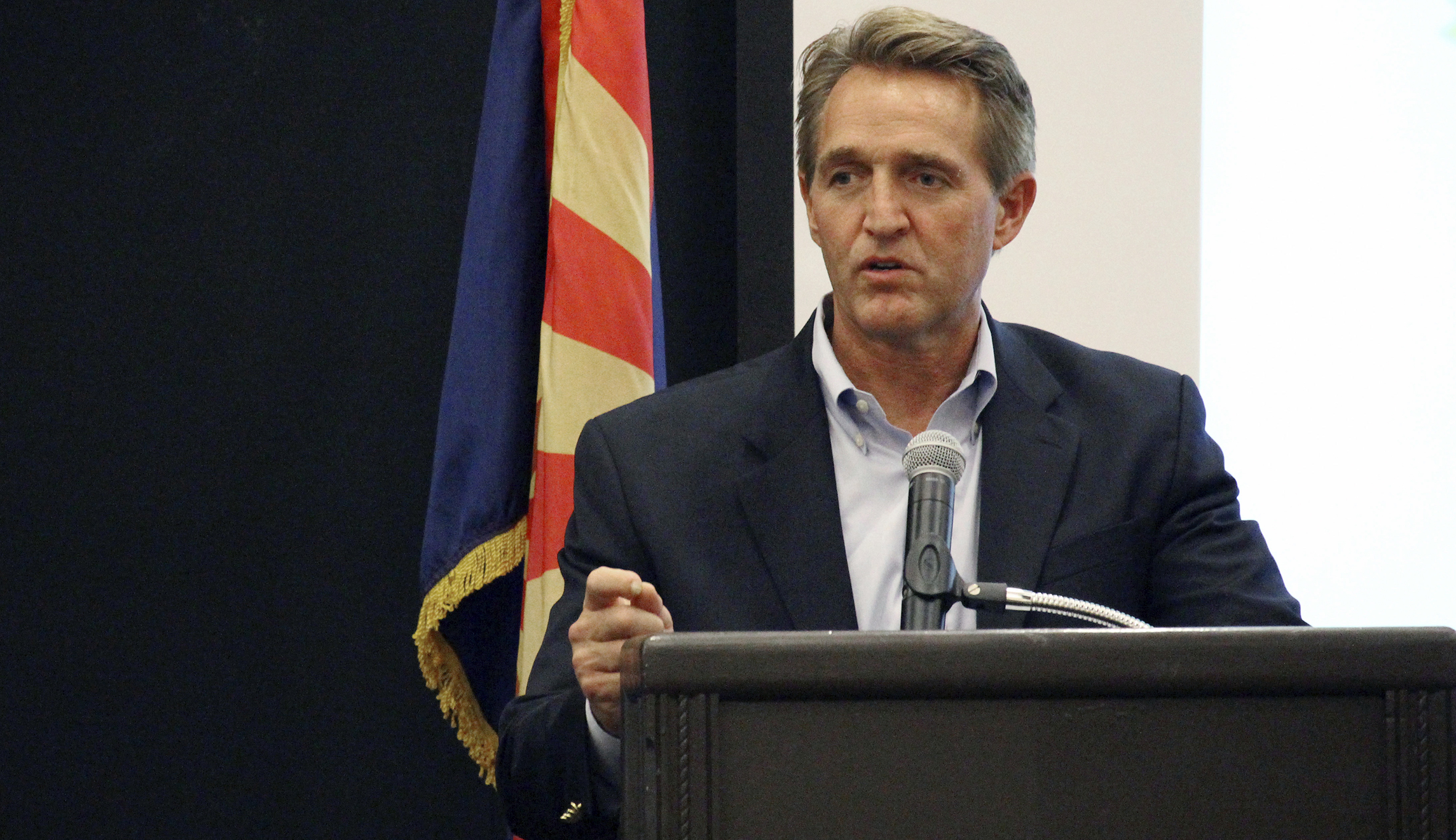 Flake didn’t ‘compare’ anyone to Josef Stalin; and stop using ‘compare’ that way, it’s annoying
