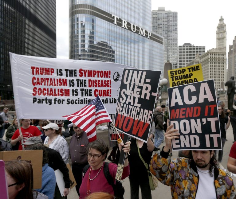 Seven years of rhetoric on repealing replacing Obamacare is meeting the reality of the tyranny of the status quo. (AP Photo/Charles Rex Arbogast)