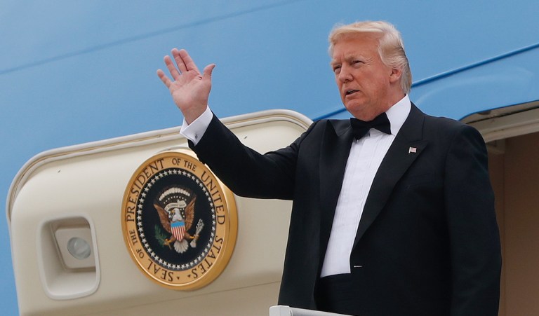 Trump's trips have been estimated to cost taxpayers more than $20 million just three months into his presidency. (AP Photo/Pablo Martinez Monsivais)