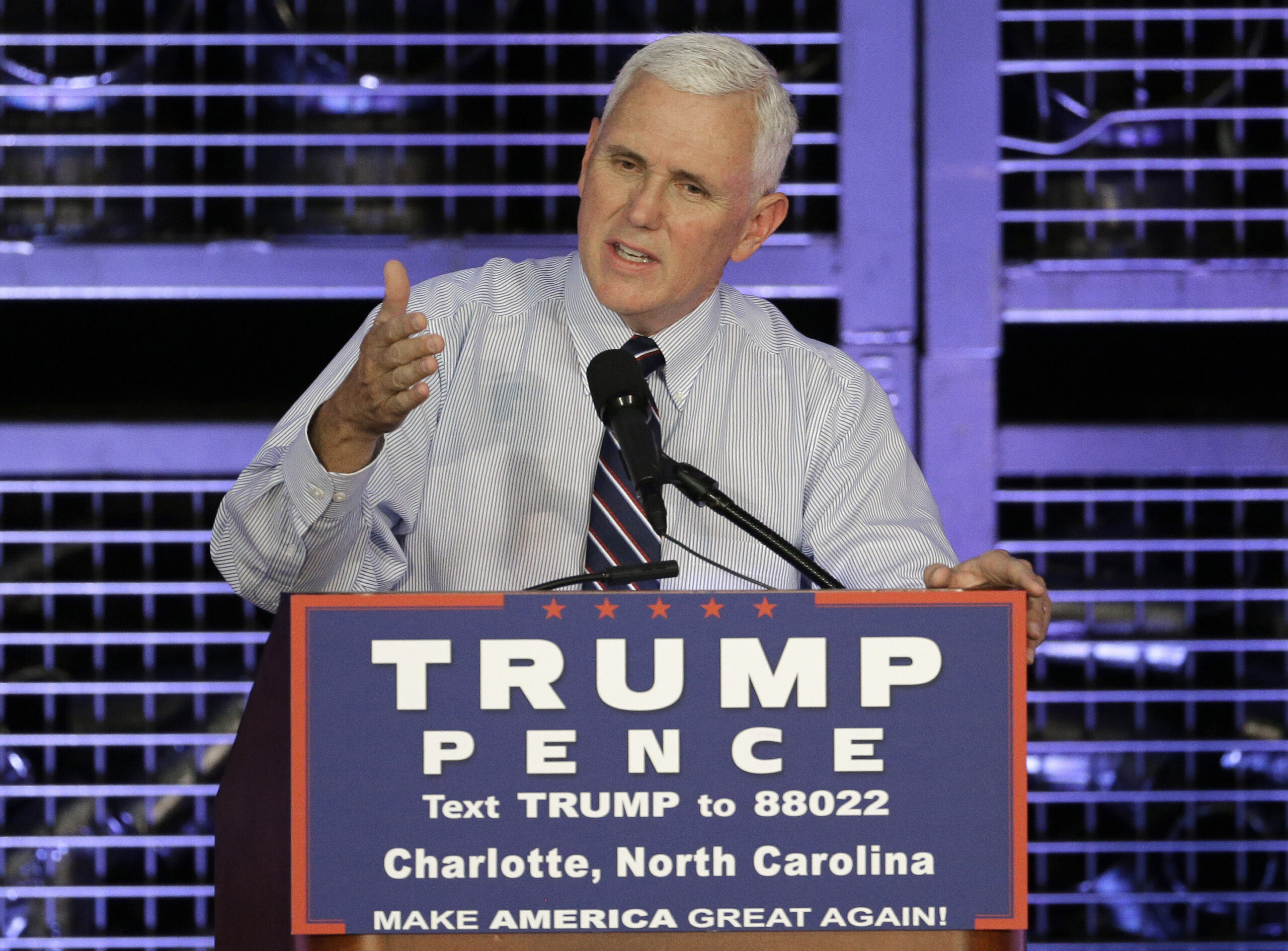 Pence speaks out against trade deal he championed in Congress