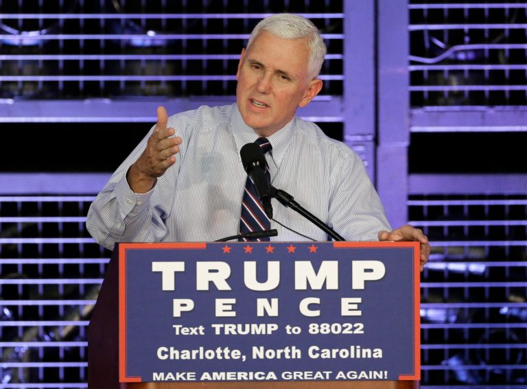 The GOP vice presidential nominee's criticism of NAFTA's impact provided a stark contrast with his words as a congressman from the Hoosier State. (AP Photo)