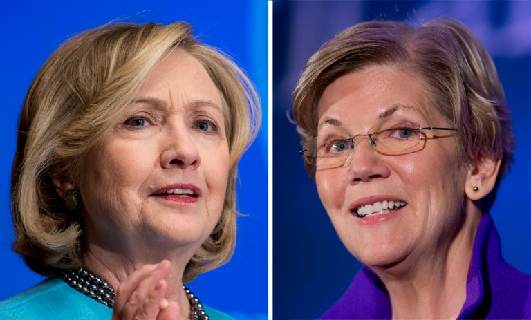 Many liberal activists view Clinton with suspicion, seeing her as unreliable on liberal issues. The former secretary of state is seen as too hawkish and too close to big business. Warren's economic populism is much more to their liking. (AP Photos)