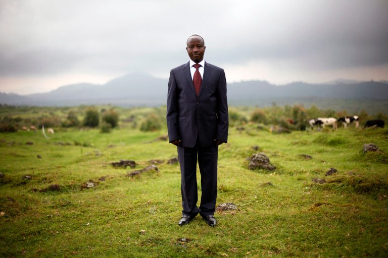  FILE - In this Dec. 5, 2012 file photo, Congolese M23 rebel president Jean-Marie Runiga poses for a portrait at his hideout near the Congo-Uganda border town of Bunagana. The rebel group starting negotiations with the Congolese government wants the countryâs president to resign, according to a rebel document shown to The Associated Press on Thursday, Dec. 13, 2012 by Jean-Marie Runiga, president of the M23 rebels. (AP Photo/Jerome Delay, File)  
