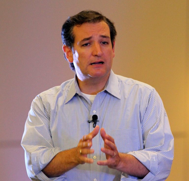 Now that Sen. Ted Cruz is again showing leadership by helping lead the conservative fight to defund Obamacare, the leftists hit pieces are back. (AP/ The Courier, Jason Fochtman)