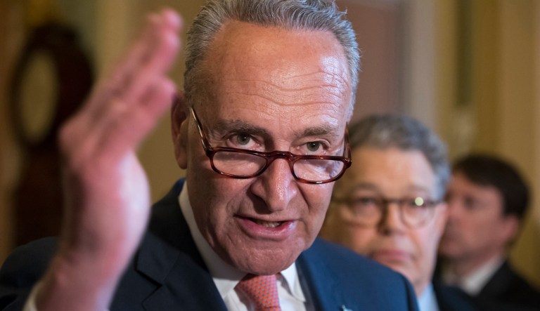 "He wants to throw up his hands rather than roll up his sleeves," Schumer said. (AP Photo/J. Scott Applewhite, File)