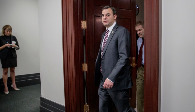 The three-dozen or so members of the conservative group want to continue working. (AP Photo/J. Scott Applewhite)